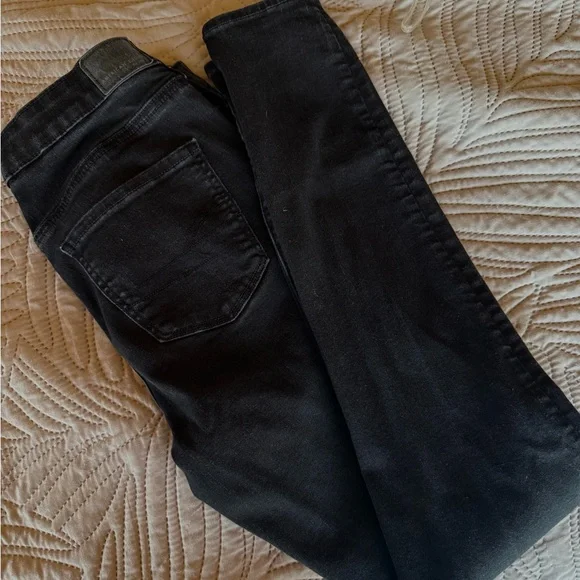 American Eagle Outfitters Black AE Next Level Low-Rise Jegging 10 LONG - Picture 5 of 6
